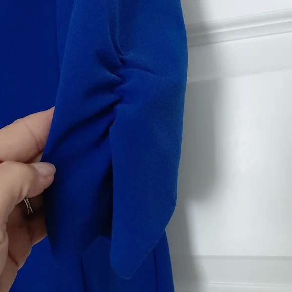New York & Company Cobalt Blue Single-Button Blazer - Picture 5 of 5